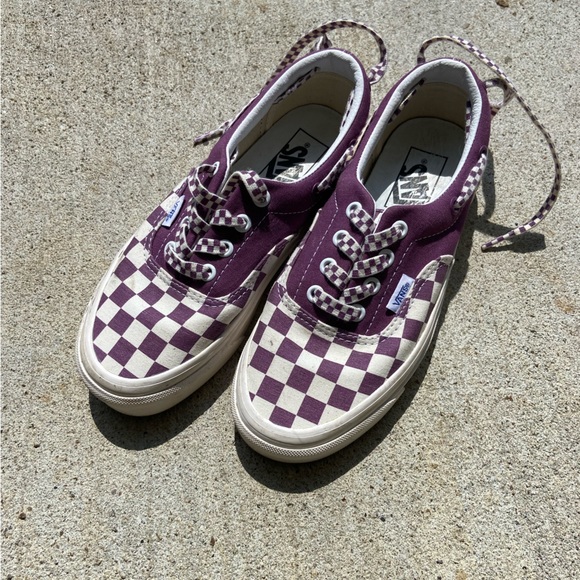 Rare Vans Style 95 Lacey DX Purple Checker - Picture 6 of 7